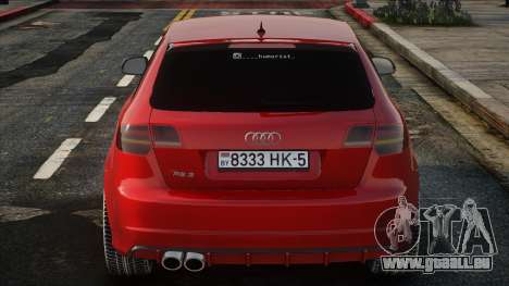 Audi RS3 Red pour GTA San Andreas