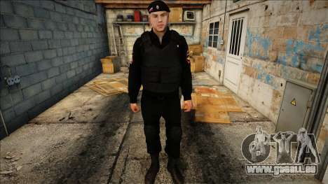 Peau d’un policier en béret pour GTA San Andreas