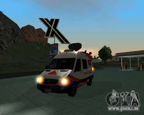 Fourgon d’actualités Sirasa TV pour GTA San Andreas