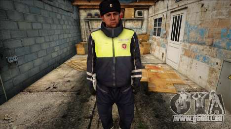 Employé en uniforme de la police de la circulati pour GTA San Andreas