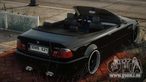 BMW M3 E46 Cabrio Blek für GTA San Andreas