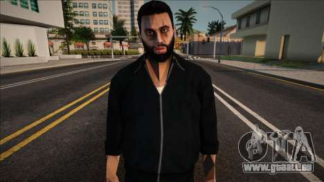 Un homme avec une barbe et des cicatrices pour GTA San Andreas