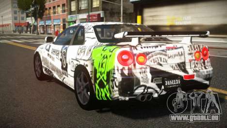 Nissan Skyline R34 Heroshi S7 für GTA 4