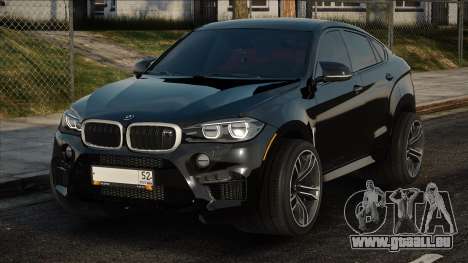 BMW X6M Black pour GTA San Andreas