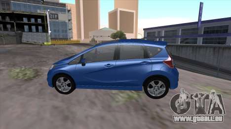 Nissan Note Euro 2014 pour GTA San Andreas