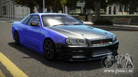 Nissan Skyline R34 Rufasey für GTA 4