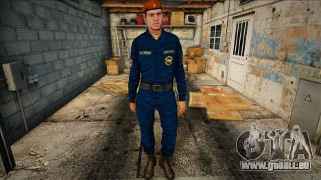 Skin d’un employé du ministère des Situations d’ pour GTA San Andreas