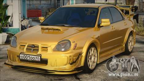 Subaru WRX STI Yellow pour GTA San Andreas