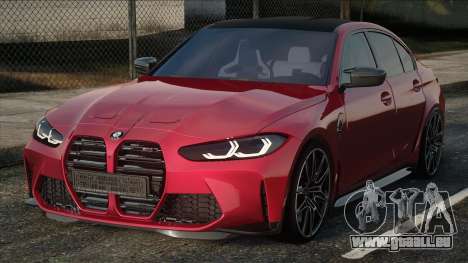 BMW M3 Competition g80 2021 Red für GTA San Andreas