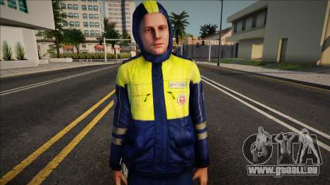 Inspecteur de la circulation en tenue demi-saiso pour GTA San Andreas