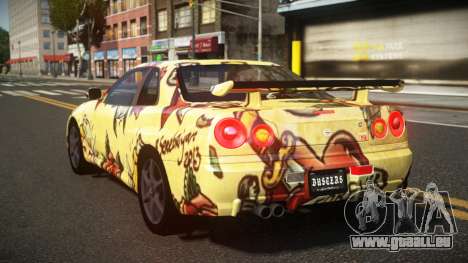 Nissan Skyline R34 Heroshi S11 für GTA 4