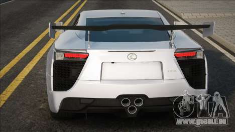 Lexus LFA 2010 White pour GTA San Andreas