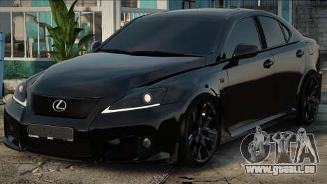 Lexus IS-F Black pour GTA San Andreas