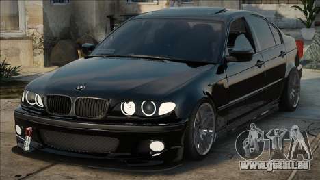 BMW E46 330D Black pour GTA San Andreas