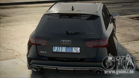 Audi RS6 Blek pour GTA San Andreas