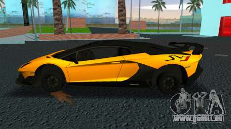 Lamborghini Aventador SVJ pour GTA Vice City