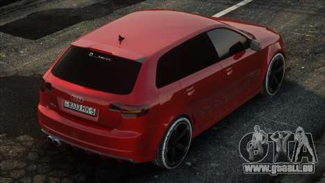 Audi RS3 Red für GTA San Andreas