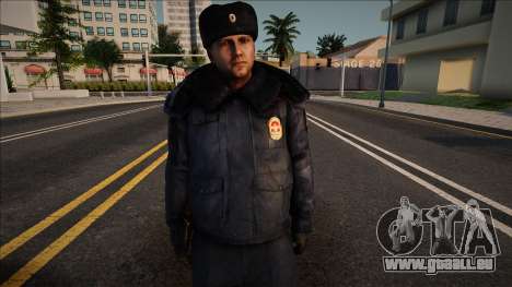 Bezirkspolizist in Winteruniform für GTA San Andreas