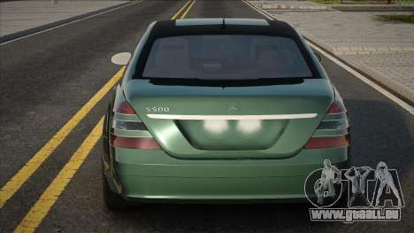 Mercedes-Benz S500 w221 Green pour GTA San Andreas