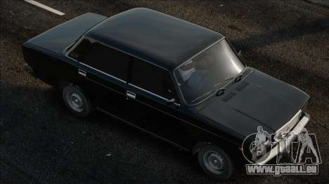 VAZ 2107 Noir en stock classique pour GTA San Andreas