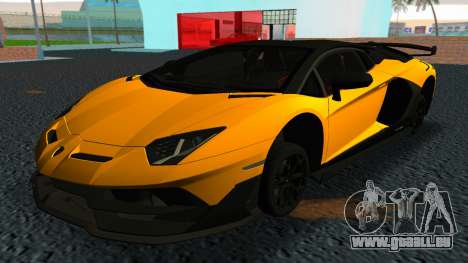 Lamborghini Aventador SVJ pour GTA Vice City