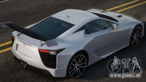 Lexus LFA 2010 White pour GTA San Andreas