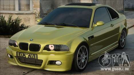 BMW M3 E46 Yellow pour GTA San Andreas