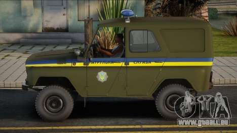 UAZ-31514 Service de patrouille de police de l’U pour GTA San Andreas