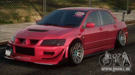 Mitsubishi Lancer Evo VIII (Stance) pour GTA San Andreas