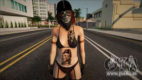 Skin De Halloween Version Argenta v1 für GTA San Andreas