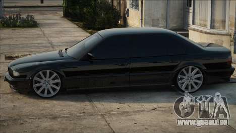 BMW E38 Noir en stock pour GTA San Andreas