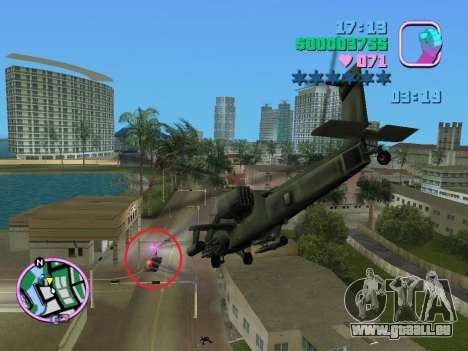 Mod de mission d’entraînement en hélicoptère Hun pour GTA Vice City