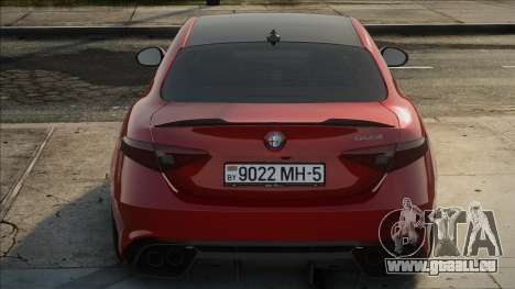 Alfa Romeo Giulia Quadrifoglio 2017 Red pour GTA San Andreas