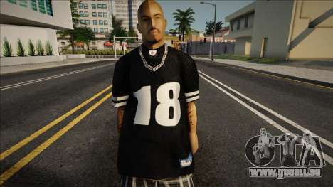 Barrio 18 Street Gang Man 2 pour GTA San Andreas