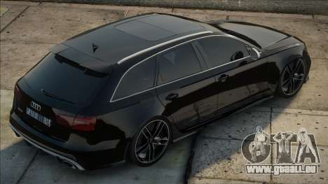 Audi RS6 Blek pour GTA San Andreas