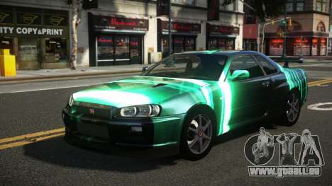 Nissan Skyline R34 Heroshi S3 für GTA 4