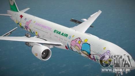 EVA Air Boeing 777-36NER B-16722 Hello Kitty Shi pour GTA San Andreas