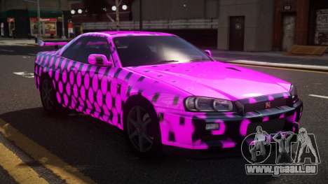 Nissan Skyline R34 Heroshi S8 für GTA 4