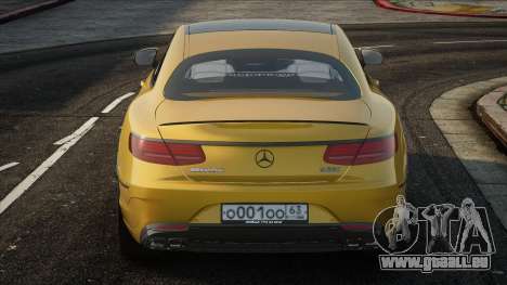 Mercedes-Benz S63 AMG Coupe Yellow pour GTA San Andreas