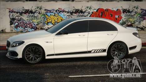 Mercedes-Benz C63 W205 - White pour GTA San Andreas