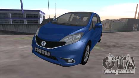 Nissan Note Euro 2014 pour GTA San Andreas