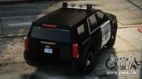 SCSO 2016 Chevy Tahoe pour GTA San Andreas