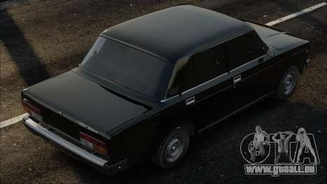 VAZ 2107 Noir en stock classique pour GTA San Andreas