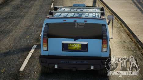 H2 Hummer Bluebird pour GTA San Andreas