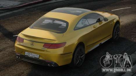 Mercedes-Benz S63 AMG Coupe Yellow pour GTA San Andreas