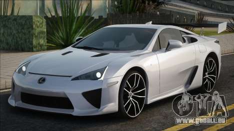 Lexus LFA 2010 White für GTA San Andreas