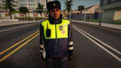 Agent de la circulation en uniforme d’hiver pour GTA San Andreas