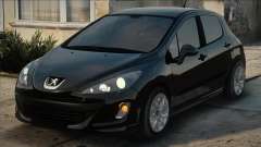 Peugeot 308 Black für GTA San Andreas