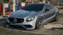 Mercedes-Benz s63 Coupe Silver für GTA San Andreas