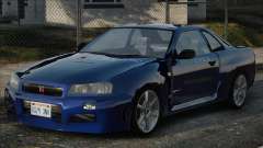 Nissan Skyline R34 Calsonic für GTA San Andreas